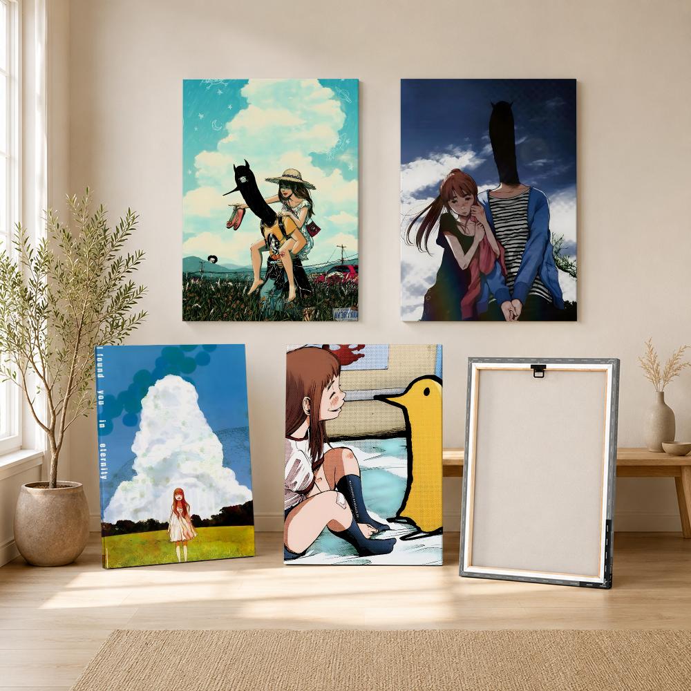 G-Goodnight Punpun Anime Paint - đánh giá và giá Canvas Wrap Ready